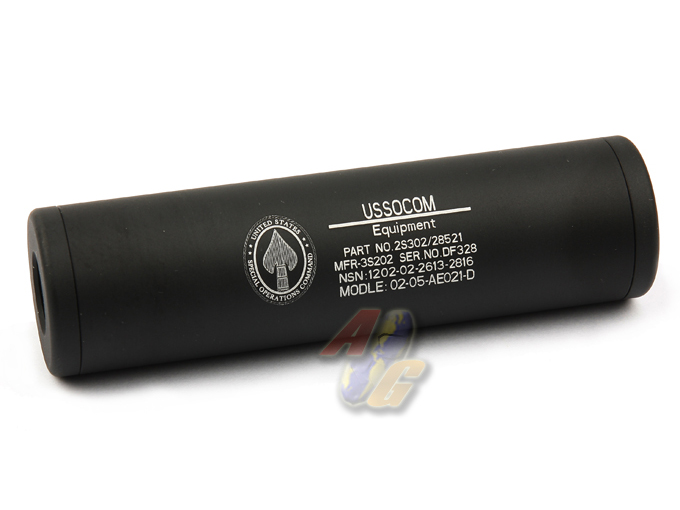 King Arms Light Weight Slim Silencer - 30 X 110mm (US SOCOM) - Click Image to Close