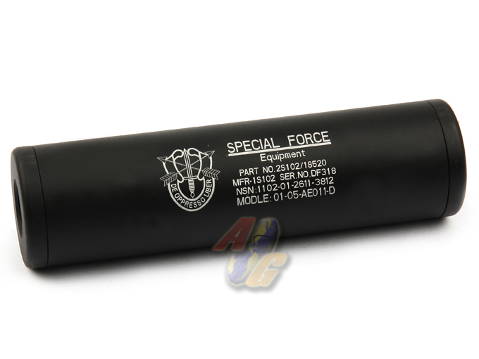 King Arms Light Weight Slim Silencer - 30 X 110mm (US Special Force) - Click Image to Close