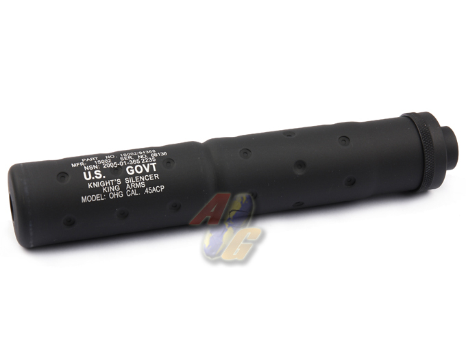 --Out of Stock--King Arms Mk23 SOCOM Silencer (14mm Negative) - Click Image to Close