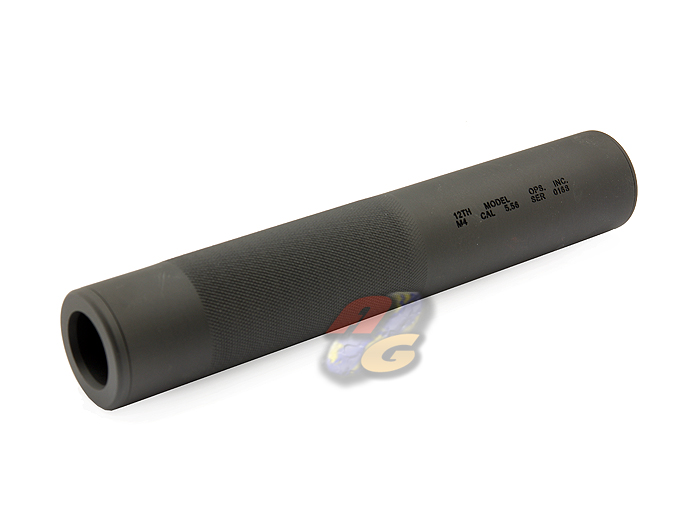 King Arms OPS 12th Model Silencer For S.P.R. Flash Hider - Click Image to Close