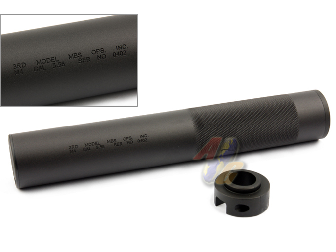 --Out of Stock--King Arms OPS Model 3rd MBS Silencer For M733 ( 230mm ) - Click Image to Close