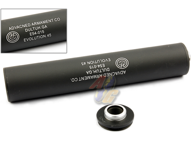 --Out of Stock--King Arms A.A.C. Silencer - .45 marking - Click Image to Close