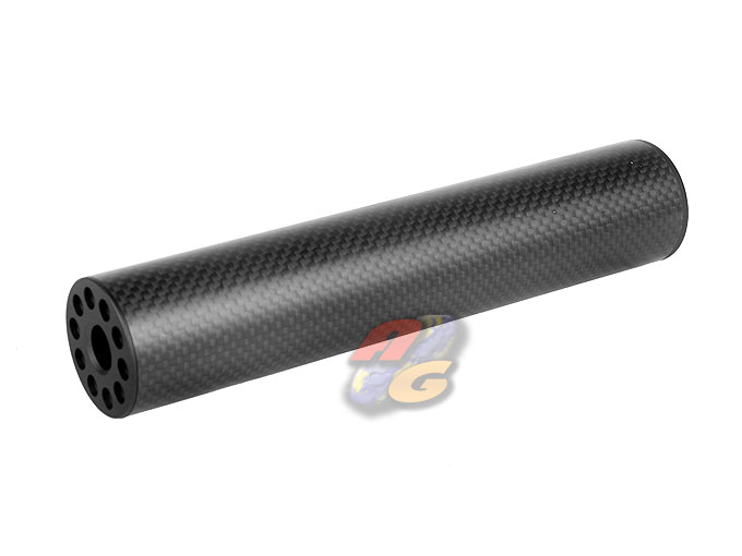 --Out of Stock--King Arms Power Up Carbon Fiber Silencer For KWA KRISS Vector 38 mm x 188 mm - Click Image to Close