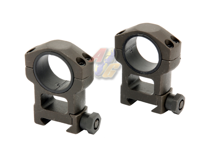 --Out of Stock--King Arms Mil-Spec Steel Tactical 30mm Ring - High - Click Image to Close