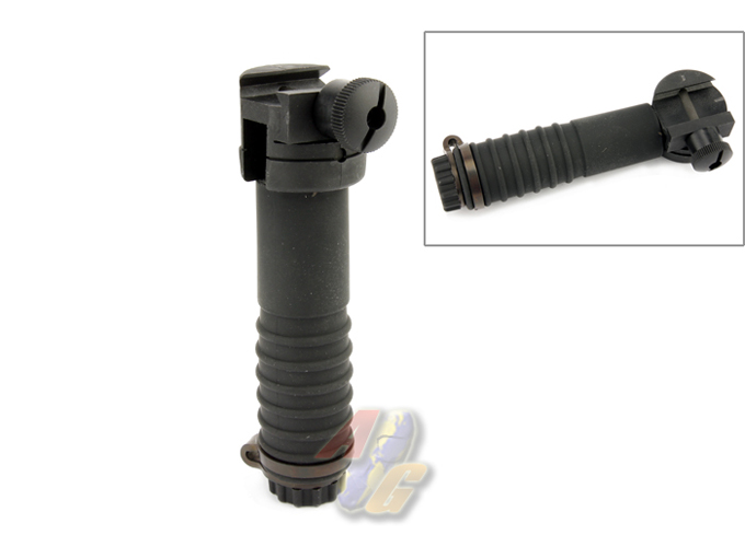 King Arms Folding Fore Grip ( Black ) - Click Image to Close