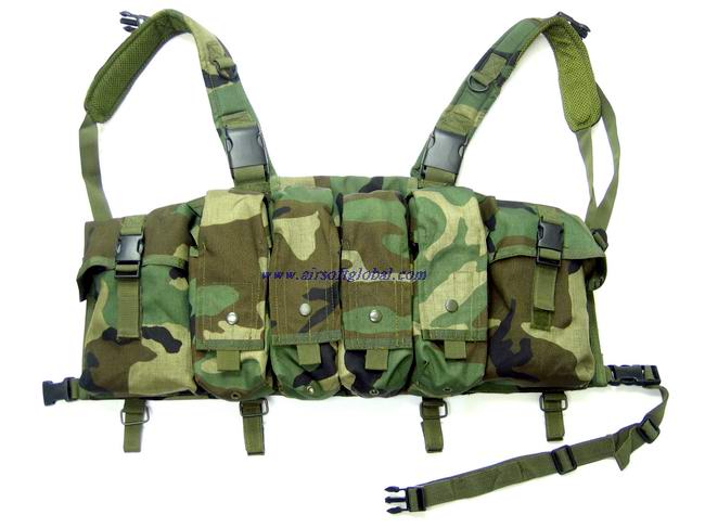 --Out of Stock--King Arms Chest Rig - Camo - Click Image to Close