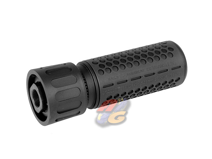 --Out of Stock--Knight's Armament Airsoft 556 QDC Airsoft Suppressor with Quick Detach Function 128mm ( 14mm-/ BK ) - Click Image to Close