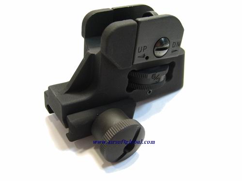 --Out of Stock--King Arms Quick Release Rear Sight - Click Image to Close