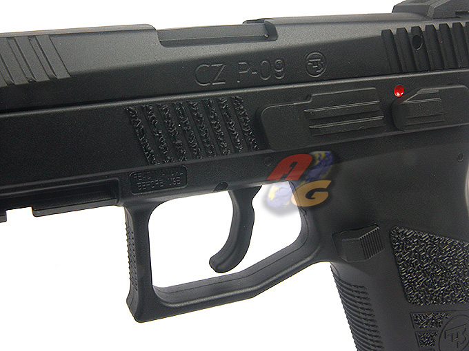 KJ Works CZ P-09 GBB Pistol ( ASG Licensed/ Gas Version ) - Click Image to Close