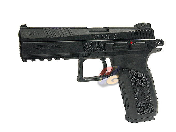 KJ Works CZ P-09 GBB Pistol ( ASG Licensed/ Co2 Version ) - Click Image to Close