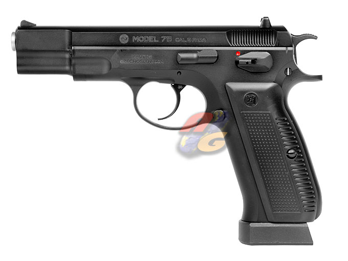 K J KP09 GBB Pistol w/ Marking (CO2, BK) - Click Image to Close