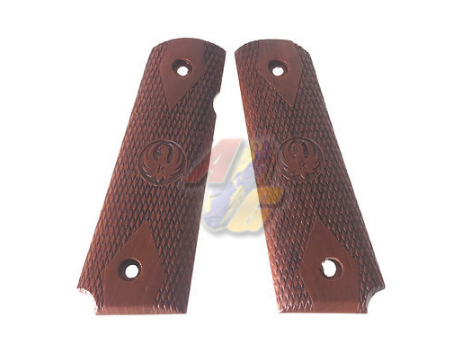 KIMPOI SHOP Ruger Style Wood Grip For M1911 Gas Pistol - Click Image to Close