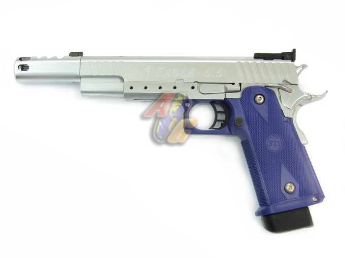 KSC STI 5.5 Hybird - Long Slide Limited Edition ( Silver/ Purple ) - Click Image to Close