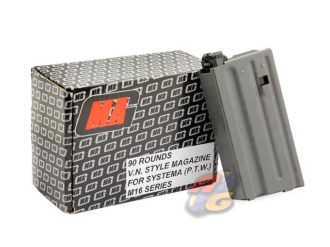 --Out of Stock--MAG 90 Rounds VN Magazine For Systema PTW M4 / M16 Series ( Box Set ) - Click Image to Close