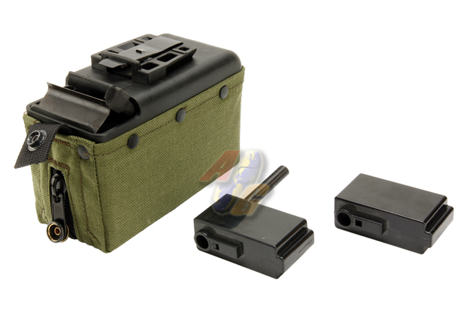 MAG 2500 Rounds M249 Cartridge Pouch - OD - Click Image to Close