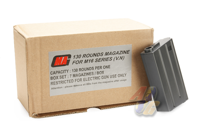 MAG 130 Rounds Short Magazine For M16 Series ( Box Set ) - Click Image to Close