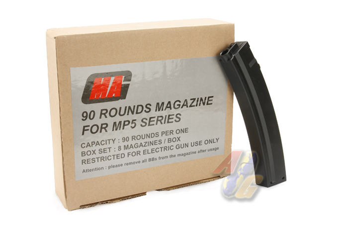 MAG 90 Rounds Magazine For MP5 Series ( Box Set ) - Click Image to Close