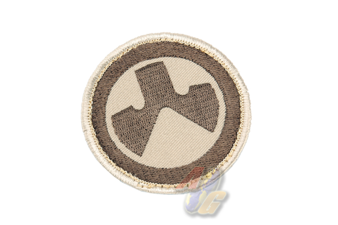 Magpul Small Logo Patch (Desert Tan) - Click Image to Close