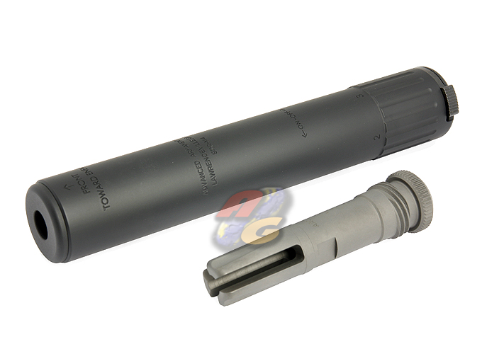 Magpul PTS AAC SPR/ M4 Silencer w/ Flash Hider (CCW, DX Version, BK) - Click Image to Close
