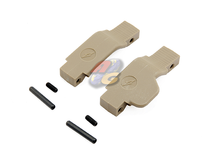 MadBull SI COBRA Straight/Right Polymer Trigger Guard Combo-2 Pack (FDE) - Click Image to Close