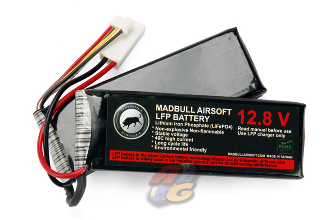 MadBull 12.8v 1500mah (40C) LPF Battery - Click Image to Close