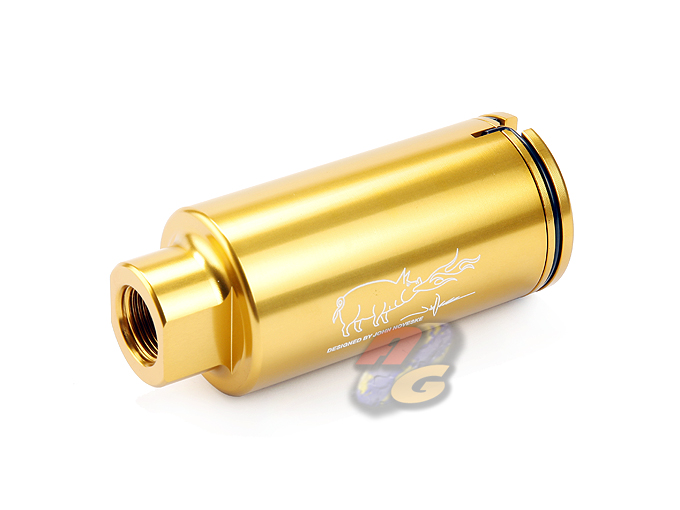 --Out of Stock--MadBull Noveske KX3 Gold Color Flash Hider (14mm-, Limited Edition) - Click Image to Close