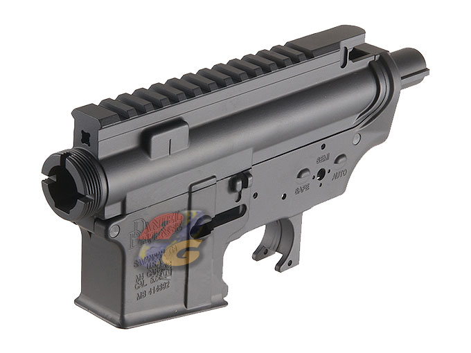 MadBull Metal Body with Self Retain Pin & Short Stock Tube For M4 AEG ( Ver.2/ with Vickers Marking ) - Click Image to Close