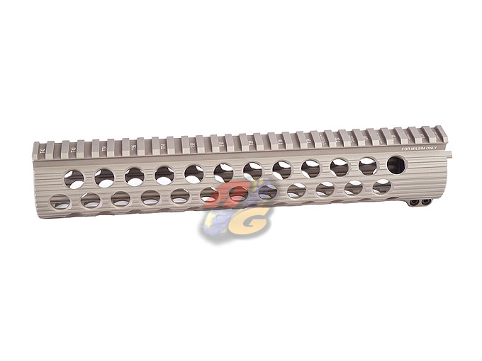 --Out of Stock--MadBull Troy Licensed TRX BattleRail 11" with Bonus Quick-Attach Rail Sections ( FDE ) - Click Image to Close