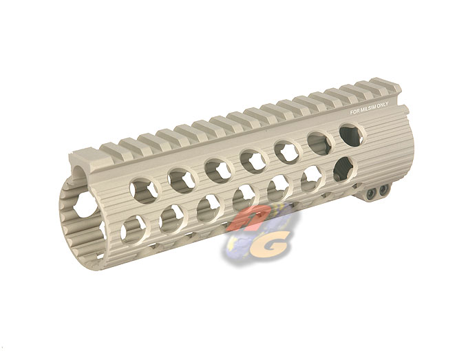--Out of Stock--MadBull Troy Licensed TRX BattleRail 7" with Bonus Quick-Attach Rail Sections ( FDE ) - Click Image to Close