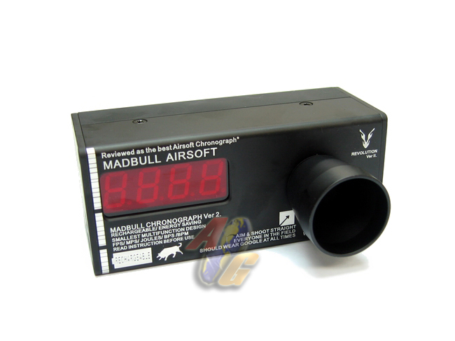 MadBull Airsoft USB Rechargable Chronograph (Handheld Version) - Click Image to Close