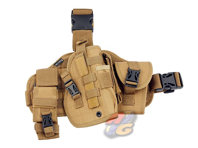 Mil Force Thigh Holster (Tan)* - Click Image to Close