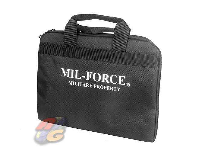 Mil Force Range Handbag/ Documents Bag (BK)* - Click Image to Close