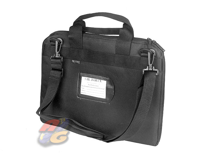 Mil Force Range Handbag/ Documents Bag (BK)* - Click Image to Close