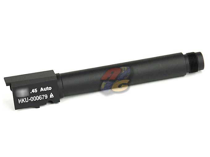 --Out of Stock--NINE BALL SAS Type Metal Outer Barrel For Tokyo Marui HK.45 GBB ( BK ) - Click Image to Close