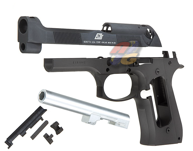 --Out of Stock--NOVA M92 Elite Aluminum Conversion Kit For Tokyo Marui M9/ M9A1 Series GBB ( Old Frame, Black ) - Click Image to Close