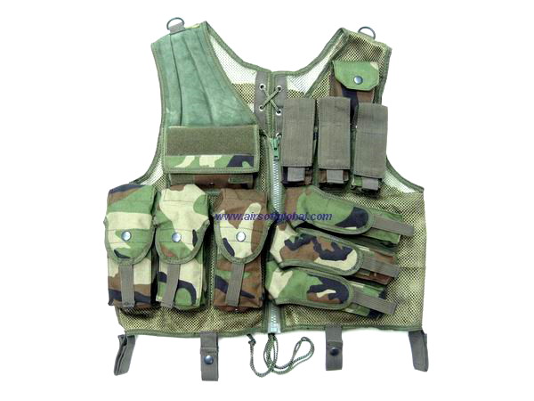 Odyssey Modular CQB Tactical Vest (Woodland@Dupont1000D) - Click Image to Close