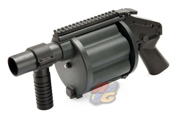 Pro-Arms Grenade Revolver With 6 X 96 POM Cartridge Grenade - Click Image to Close