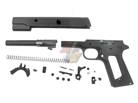 --Out of Stock--PAPAGO ARMS Series 70's Steel Custom Kit For Tokyo Marui M1911 Series GBB ( Ultra Black ) - Click Image to Close
