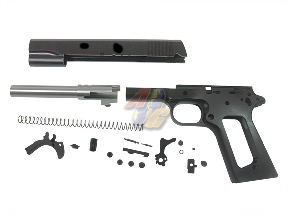 --Out of Stock--PAPAGO ARMS Series 80's Steel Custom Kit For Tokyo Marui M1911 Series GBB ( Ultra Black ) - Click Image to Close