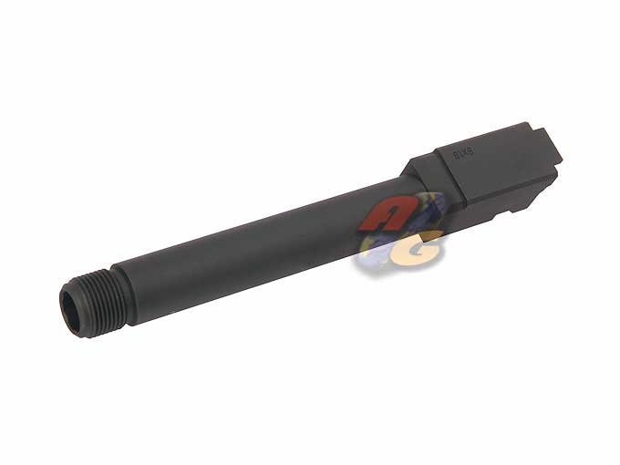 --Out of Stock--PGC Aluminium Barrel with Screw For Marui G17 ( BK ) - Click Image to Close
