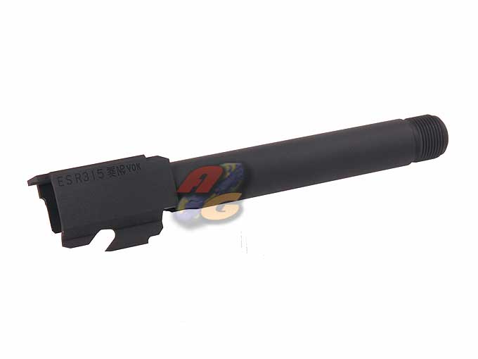 --Out of Stock--PGC Aluminium Barrel with Screw For Marui G18C ( BK ) - Click Image to Close