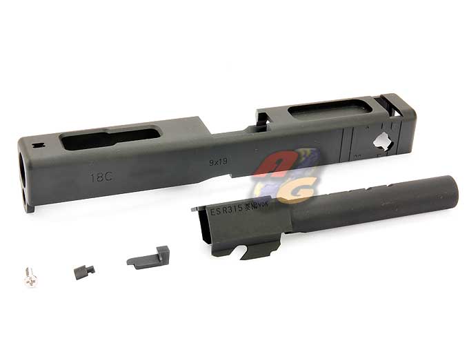 --Out of Stock--PGC Aluminium Slide For Marui G18C ( BK ) - Click Image to Close