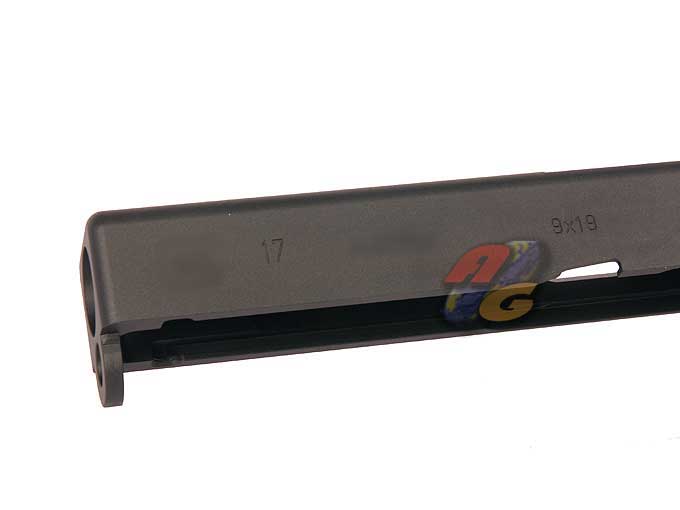 PGC Aluminium Custom Slide with Screw Barrel For Marui G17 ( BK ) - Click Image to Close