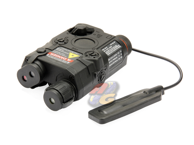 PRO&T AN/PEQ-15 Red Laser With Flash Light Set (BK) - Click Image to Close