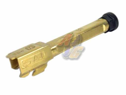 --Out of Stock--PRO&T G17 Threaded Barrel For Tokyo Marui G17 Series GBB ( Gold ) - Click Image to Close