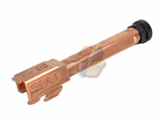 --Out of Stock--PRO&T G17 Threaded Barrel For Tokyo Marui G17 Series GBB ( Rose Gold - Click Image to Close