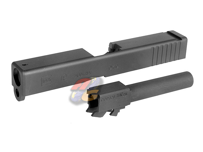 --Out of Stock--RA-Tech Steel CNC Slide & Barrel Set For KSC H19 GBB Pistol - Click Image to Close