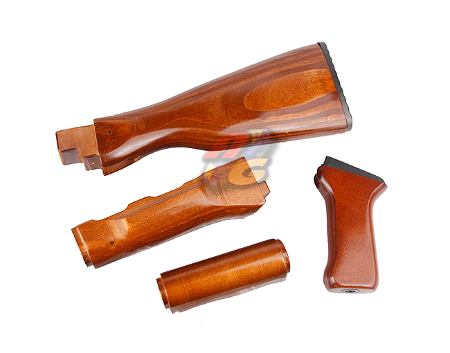 --Out of Stock--RA-Tech Real Wood Stock Set For GHK AKM GBB - Click Image to Close