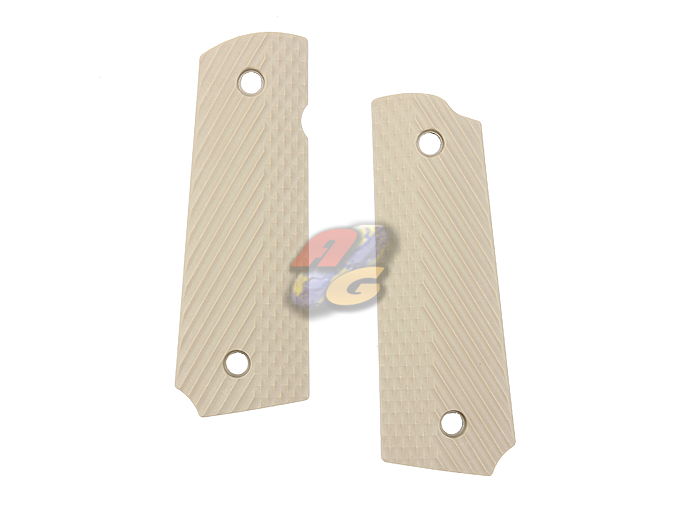 Ready Fighter Alien Style Grip For Marui M1911 (Tan, Type B) - Click Image to Close