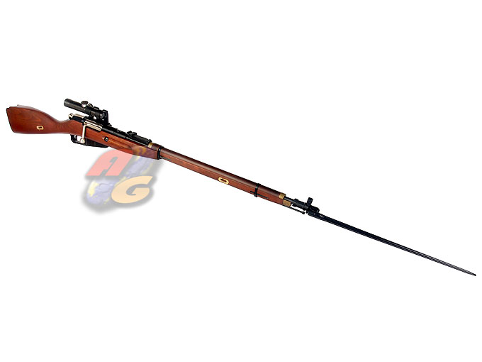 --Out of Stock--Red Fire Mosin Nagant Model 1891/30 Sniper w/ PU Scope (Steel/ Gas) - Click Image to Close